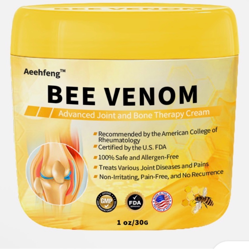 NIB ‘BEE VENOM’ Therapeutic Cream For Advanced Joint & Bone Therapy - Picture 3 of 14